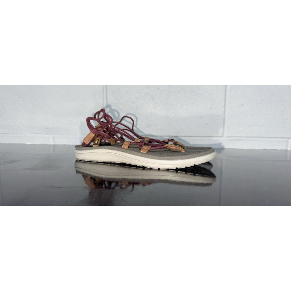 Teva Voya Infinity Sandals - Burgundy & Tan - S9